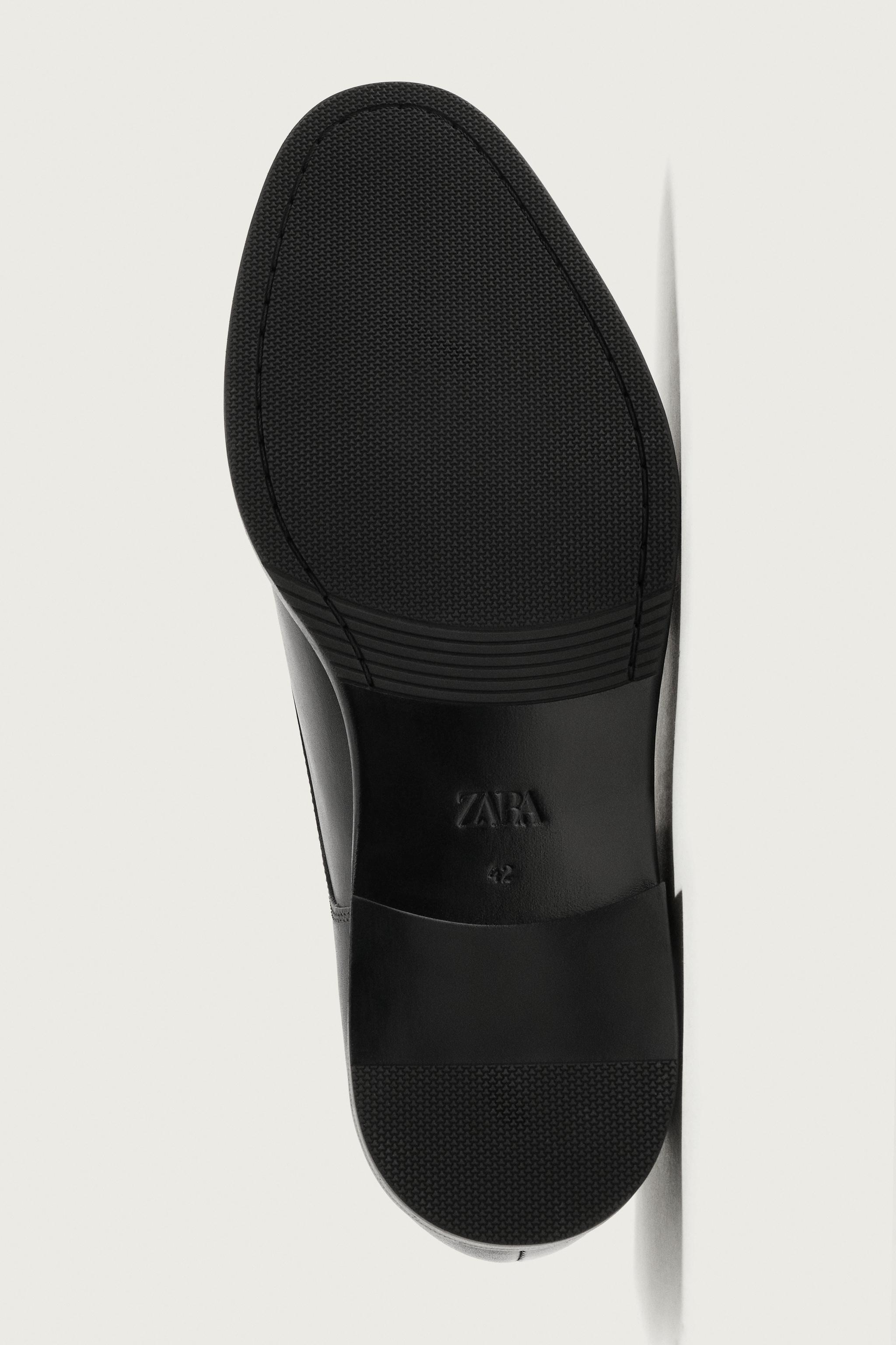 DOUBLE BUCKLE LEATHER SHOES